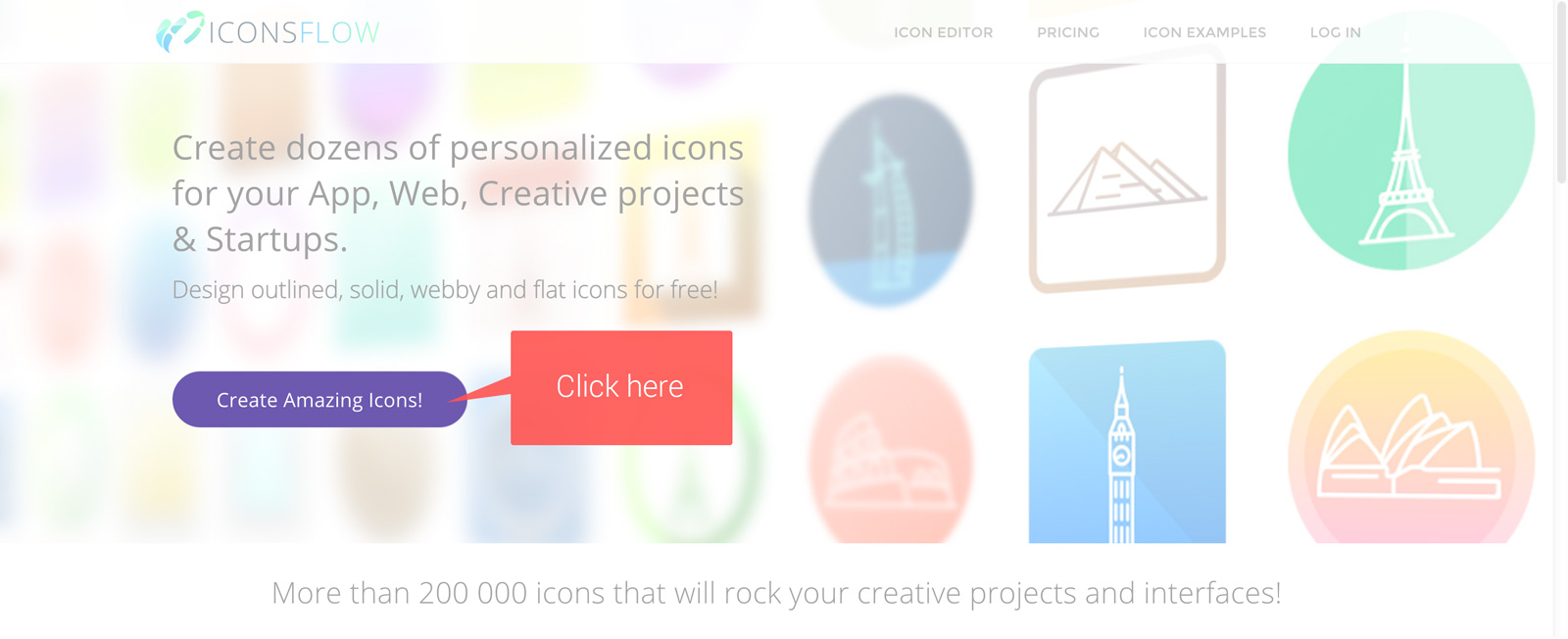 Free Icon Maker Generate Stylish Flat Icons In Just A Few Minutes Svg Png Ico Export